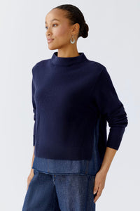 Oui - Chandail - Ck Blue - 94294-20251