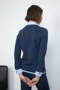 Bariloche - Blouse - Navy - Lucca