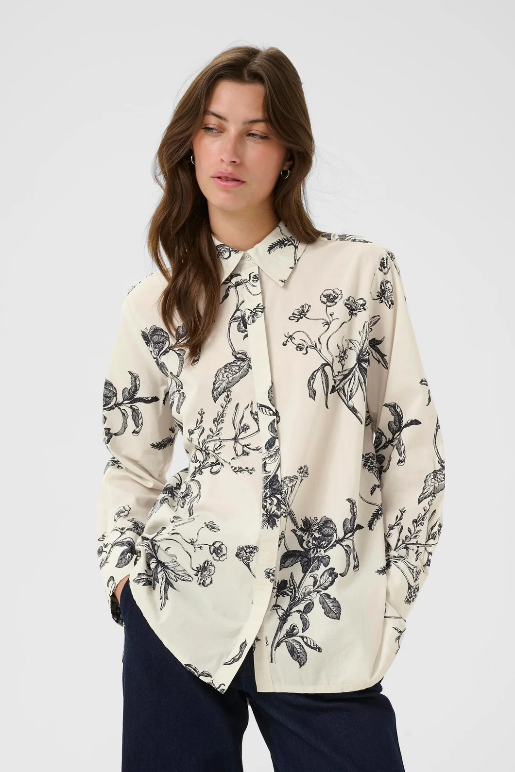 Part Tw0 - Blouse - Dark Navy - 30310113