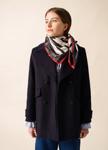 Charger l&#39;image dans la galerie, St-James - Foulard - Marine - Carré Coeur
