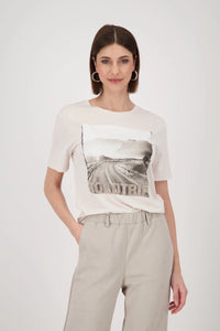 Monari - T-Shirt - Milk - 808934