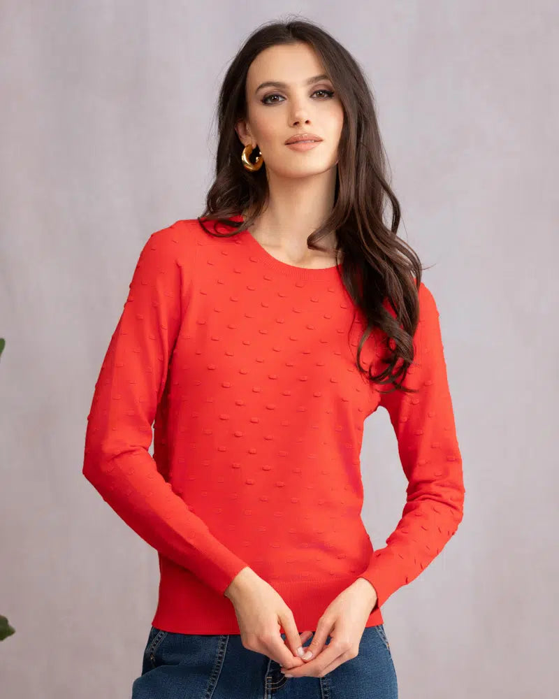 Alison Sheri - Chandail - Burnt Orange - 46102