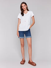 Charger l&#39;image dans la galerie, Charlie - T-Shirt - Blanc - C1231E-075B
