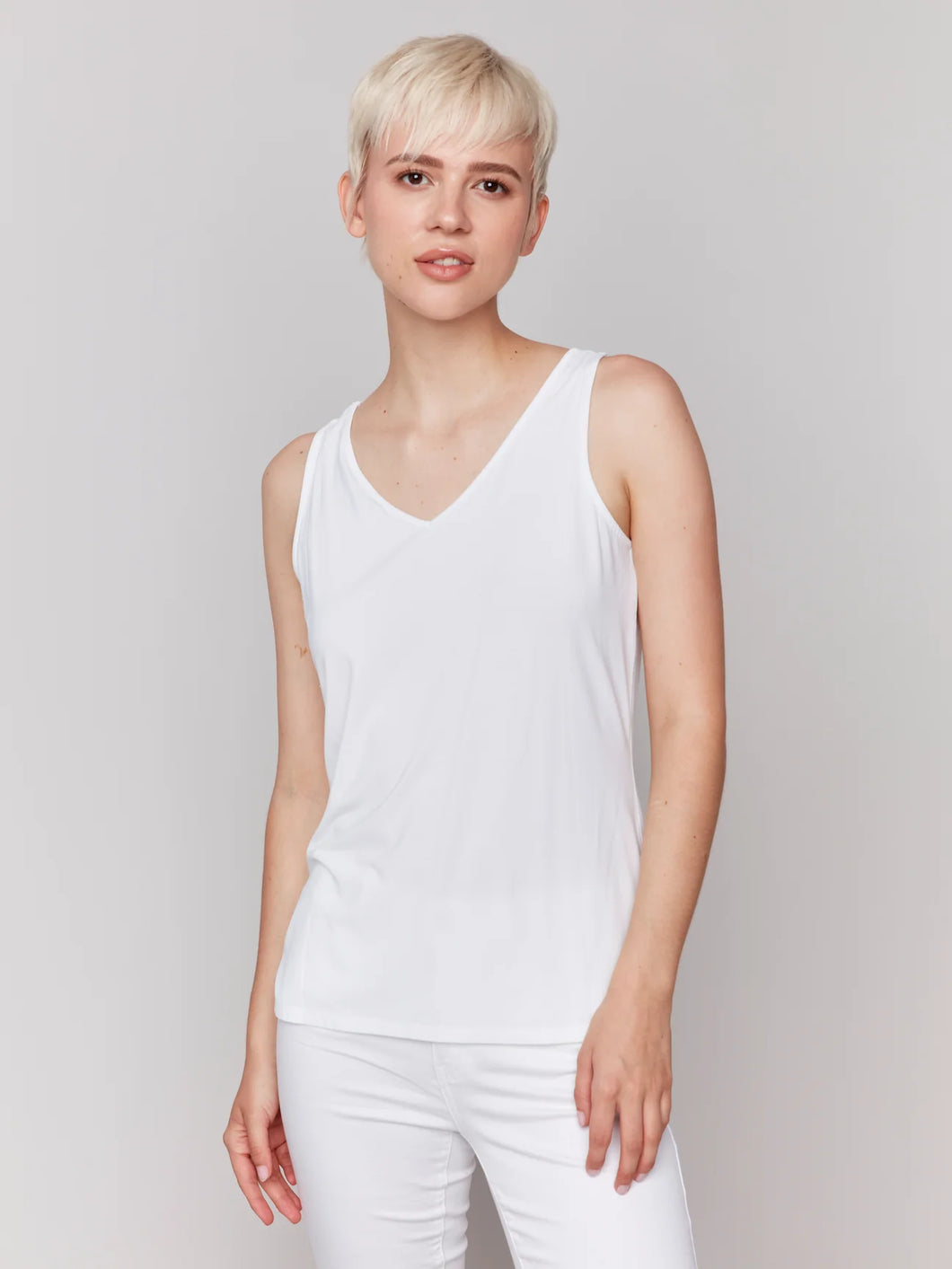 Charlie B - Camisole - Blanc - C1243S