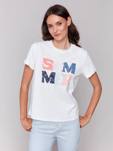 Charger l&#39;image dans la galerie, Charlie B - T Shirt - Blanc - C1385PK
