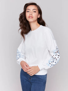 Charlie B - Chandail - Blanc - C1389-208C