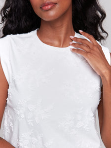 Charlie B - Top - Blanc - C1390PK/209C
