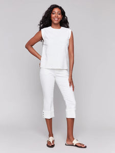 Charlie B - Top - Blanc - C1390PK/209C