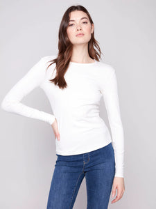 Charlie B - T-Shirt - Écru - C1408/378C
