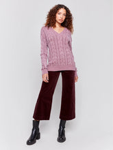 Charger l&#39;image dans la galerie, Charlie B - Chandail - Cabernet - C2691-711
