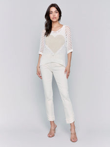 Charlie B - Top - Blanc - C2792/471B