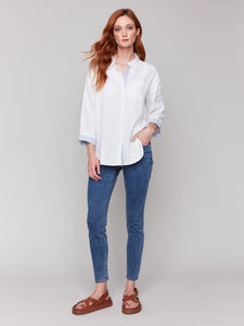 Charlie B - Blouse - Blanc - C4587-256C