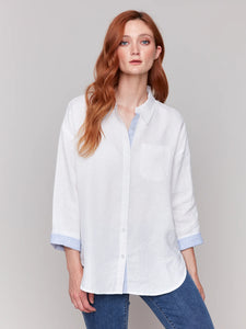 Charlie B - Blouse - Blanc - C4587-256C