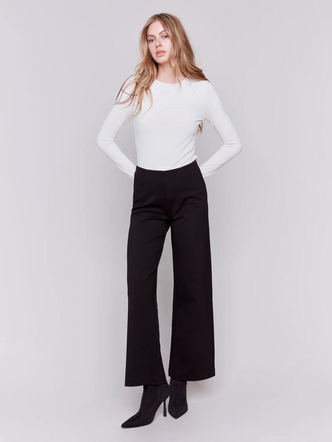 Charlie B - Pantalon - Noir - C5540-633
