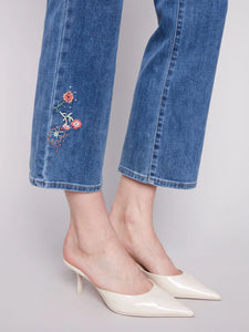 Charlie B - Pantalon - Bleu Moyen - C5645/431A