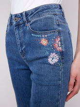 Charger l&#39;image dans la galerie, Charlie B - Pantalon - Bleu Moyen - C5645/431A

