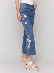 Charlie B - Pantalon - Bleu Moyen - C5652/431A