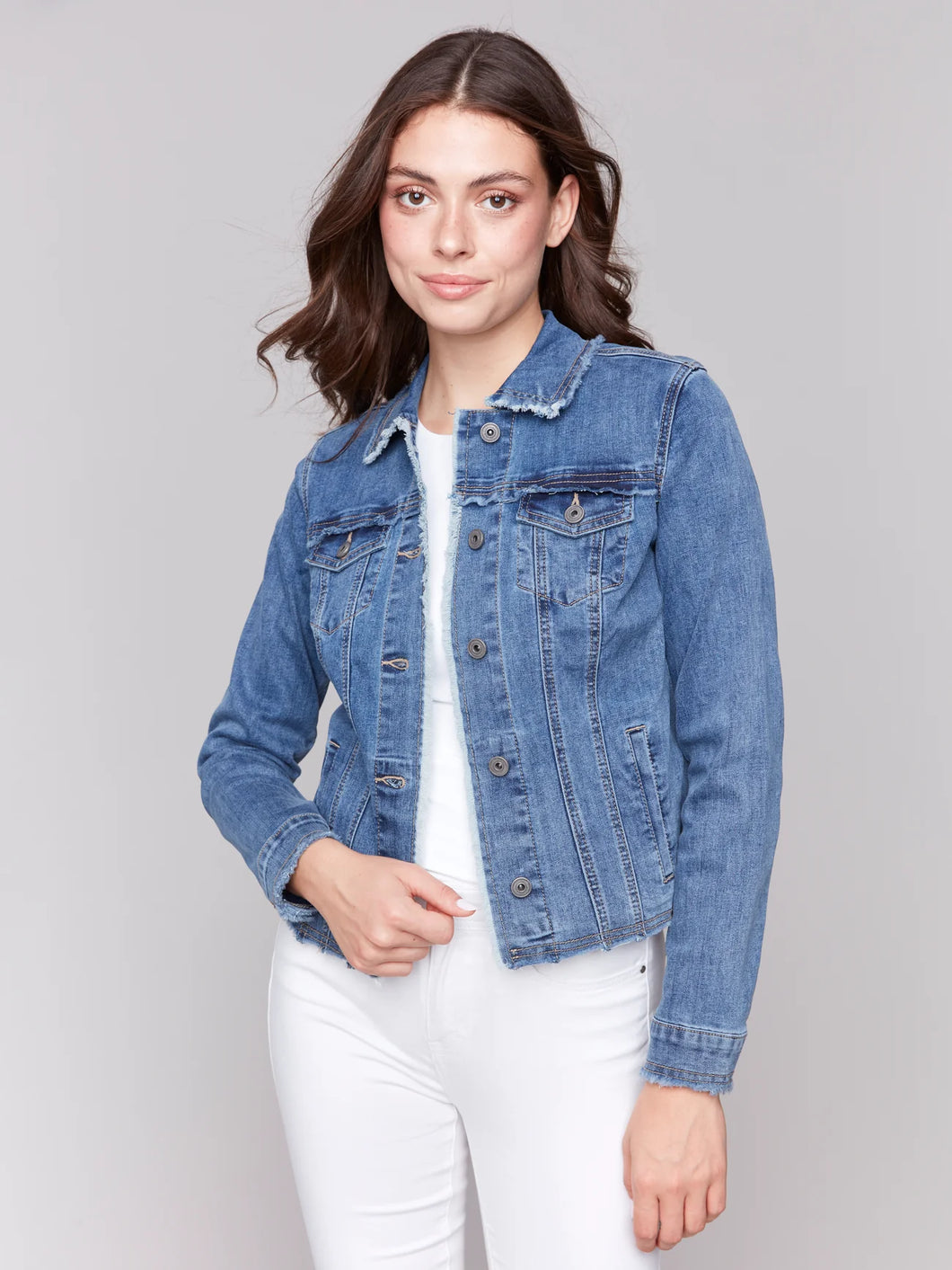 Charlie B - Jacket - Med Bleu - C6233X-431A