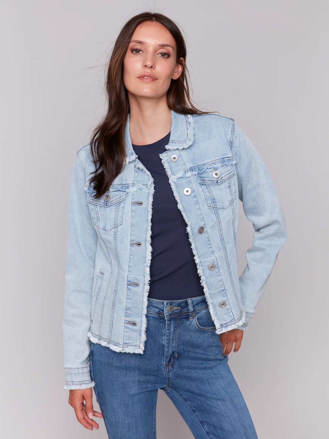 Charlie B - Manteau - Bleu Délavé - C6233X/431A