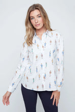 Charger l'image dans la galerie, Renuar - Blouse - White Combo - R5250-470

