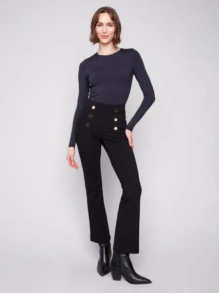 Charlie B - Pantalon - Noir - C5661/633B