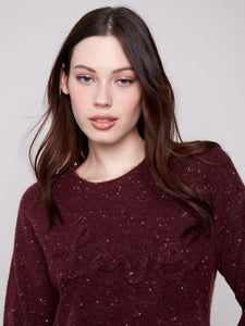 Charlie B - Chandail - Cabernet - C2526/413C