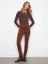 Charger l'image dans la galerie, Charlie B - Pantalon - Chocolat - C5438RP/663B
