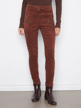 Charger l'image dans la galerie, Charlie B - Pantalon - Chocolat - C5438RP/663B
