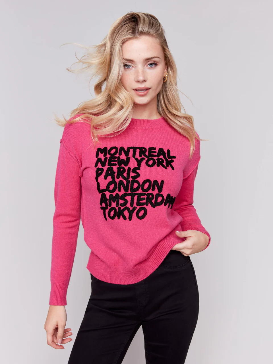 Charlie B - Chandail - Magenta - C2704-736