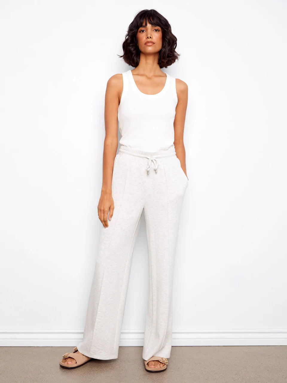 Charlie B - Pantalon - Gris - C5743/479C – Boutique Linda Asselin