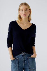 Oui - Chandail - Dk Blue - 94284-20251